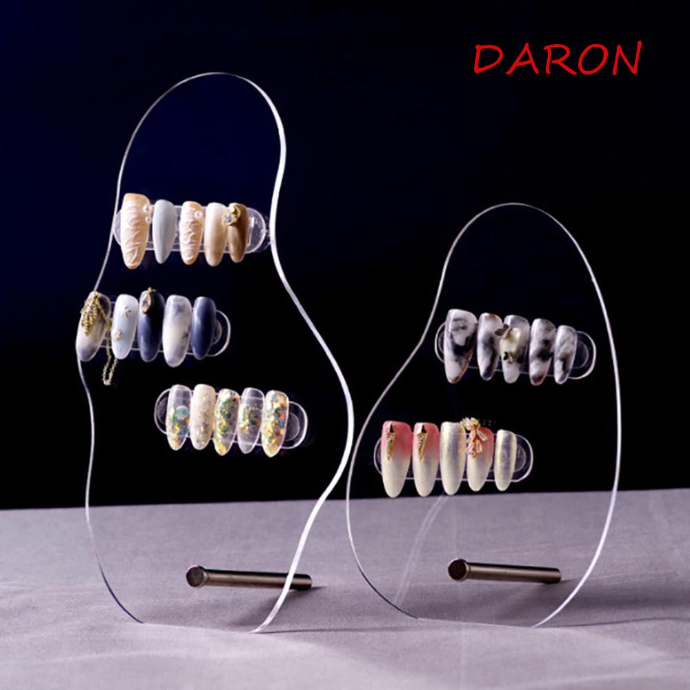 Khay Acrylic Trong Suốt Trưng Bày Móng Tay Có Thể Tháo Rời