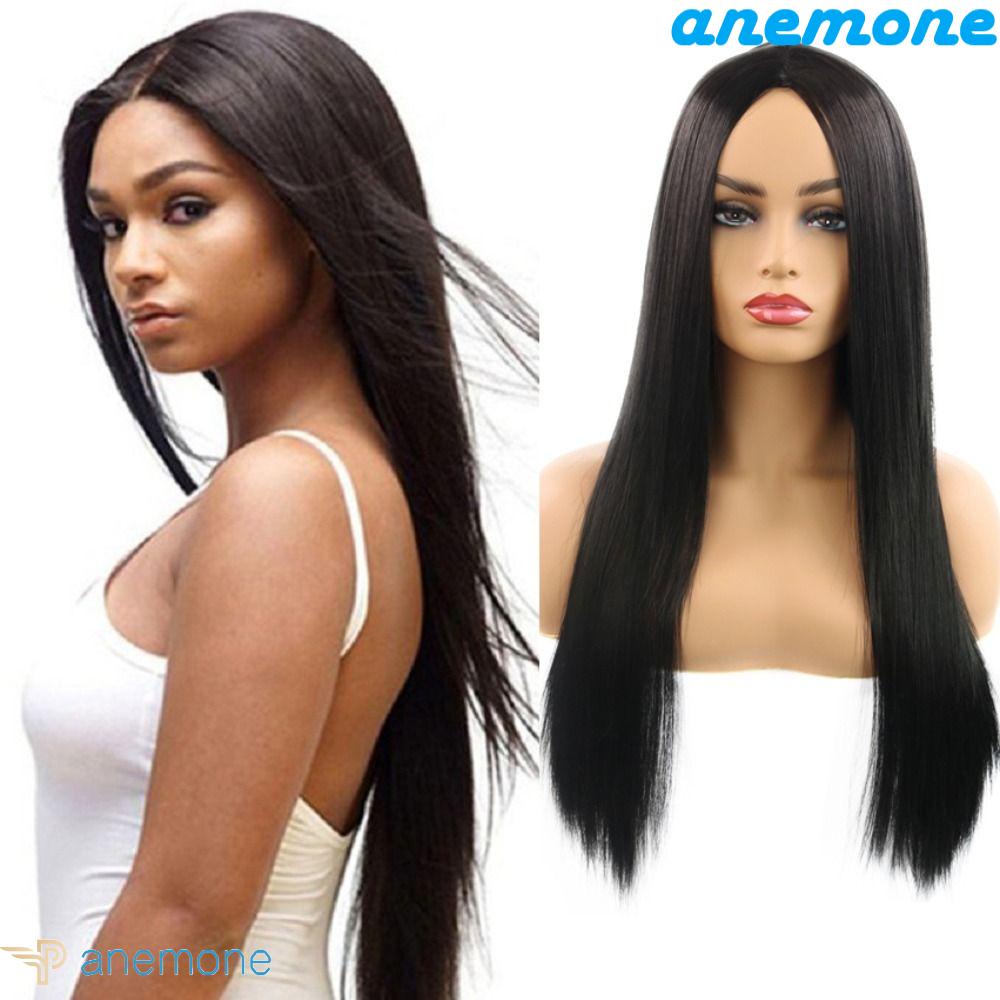 Tóc Giả Mái Thẳng Dài Màu Nâu Mềm Chất Lượng Cao Hóa Trang Nhân Vật Anime Lolita