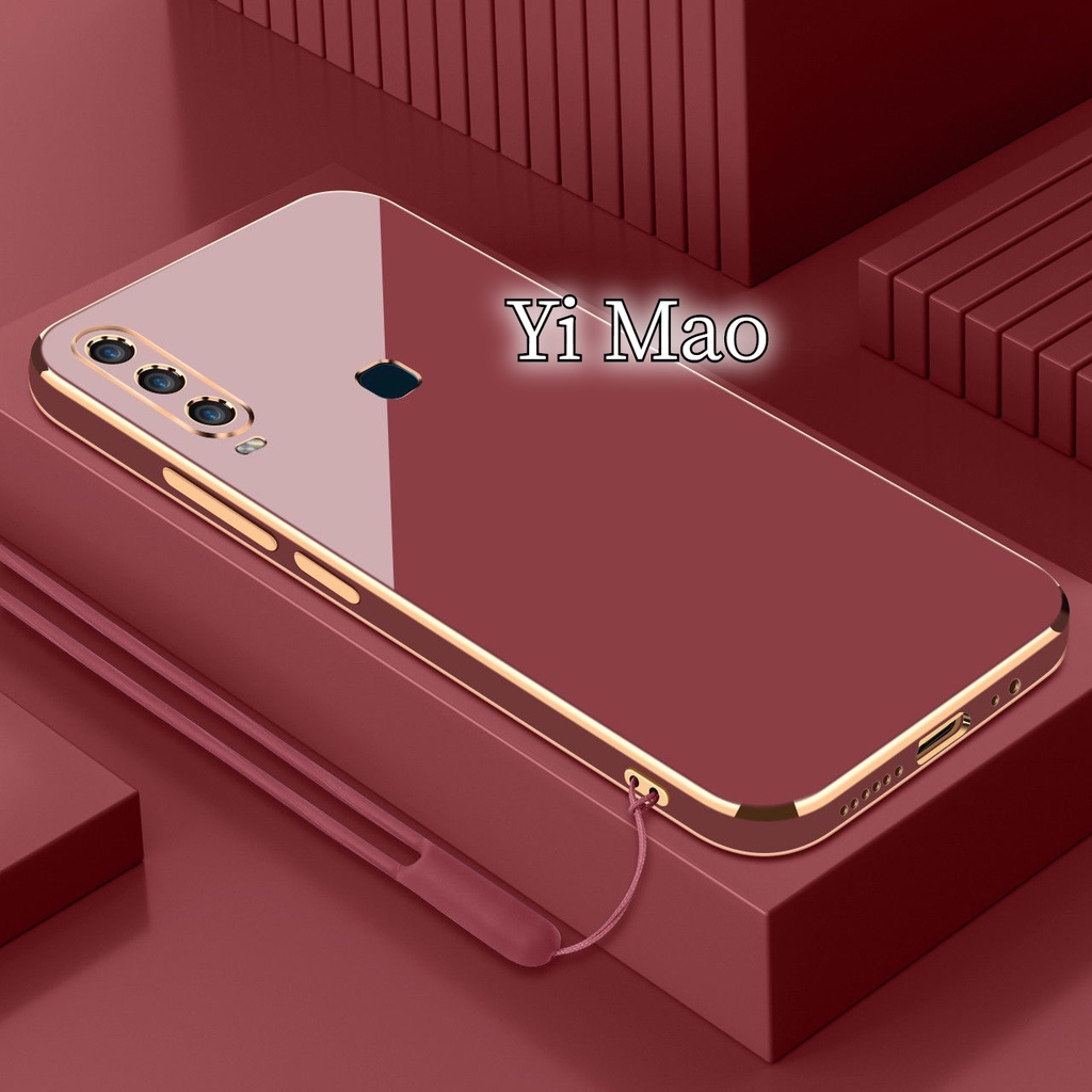 Ốp Điện Thoại Mạ Bóng Có Dây Đeo Cho Vivo 1915 1916 V1928A 1814 1815 1933 1919 1915 1907 1920 1611