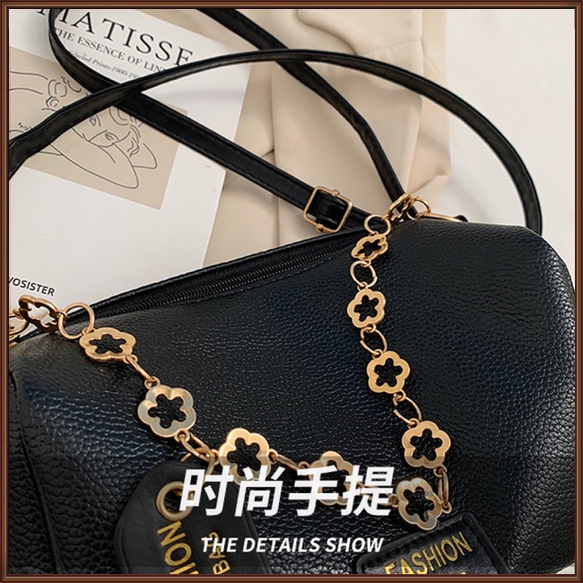 Túi Đeo Chéo Da Pu Họa Tiết Trái Vải Chống Rỉ Sét Thoải Mái Thời Trang Cho Nữ