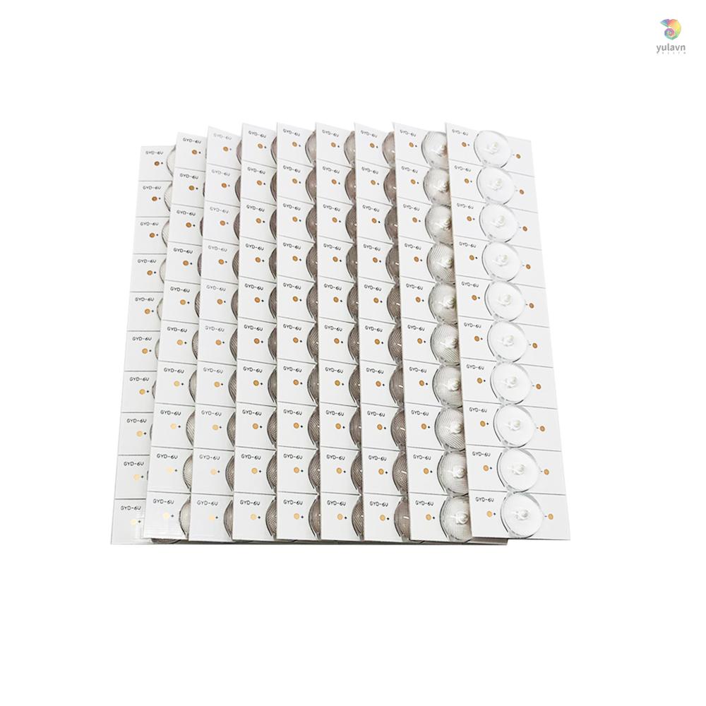 Set 100 Đèn Led 6V SMD 32-65 Bóng Chuyên Dụng Sửa Chữa TV