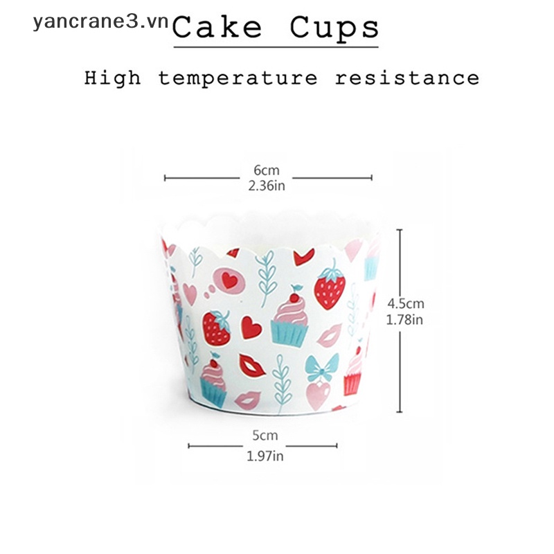 Set 50 Cốc Giấy Đựng Bánh Cupcake Muffin 3.vn