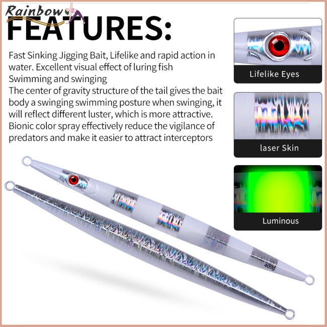 Mồi Câu Cá Giả Phát Quang 60-400g