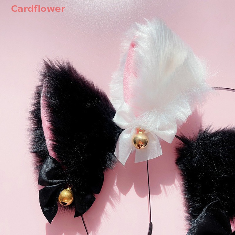 Băng Đô Tai Mèo Phối Ren Đính Nơ Gợi Cảm Cho Nữ Hóa Trang