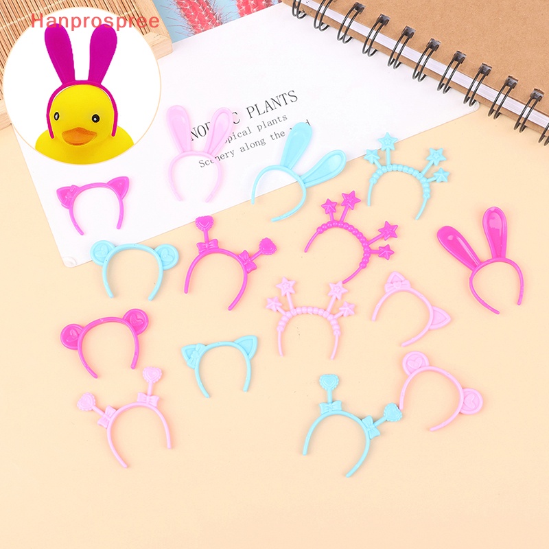 Set 5 Băng Đô Tai Thỏ / Mèo / Gấu 30cm Dành Cho Búp Bê Barbie