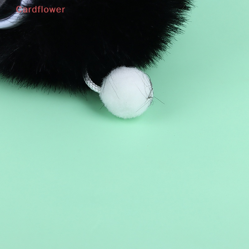 < Cardflower > Móc Khóa Cục Bông Mềm Mại Thiết Kế Hình Thỏ Dễ Thương Cho Nữ