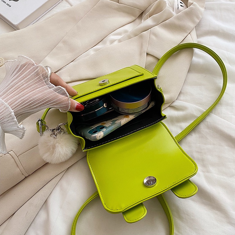 Túi Đeo Chéo Hình Vuông Nhỏ Màu Macaron Thời Trang 2023 Mới