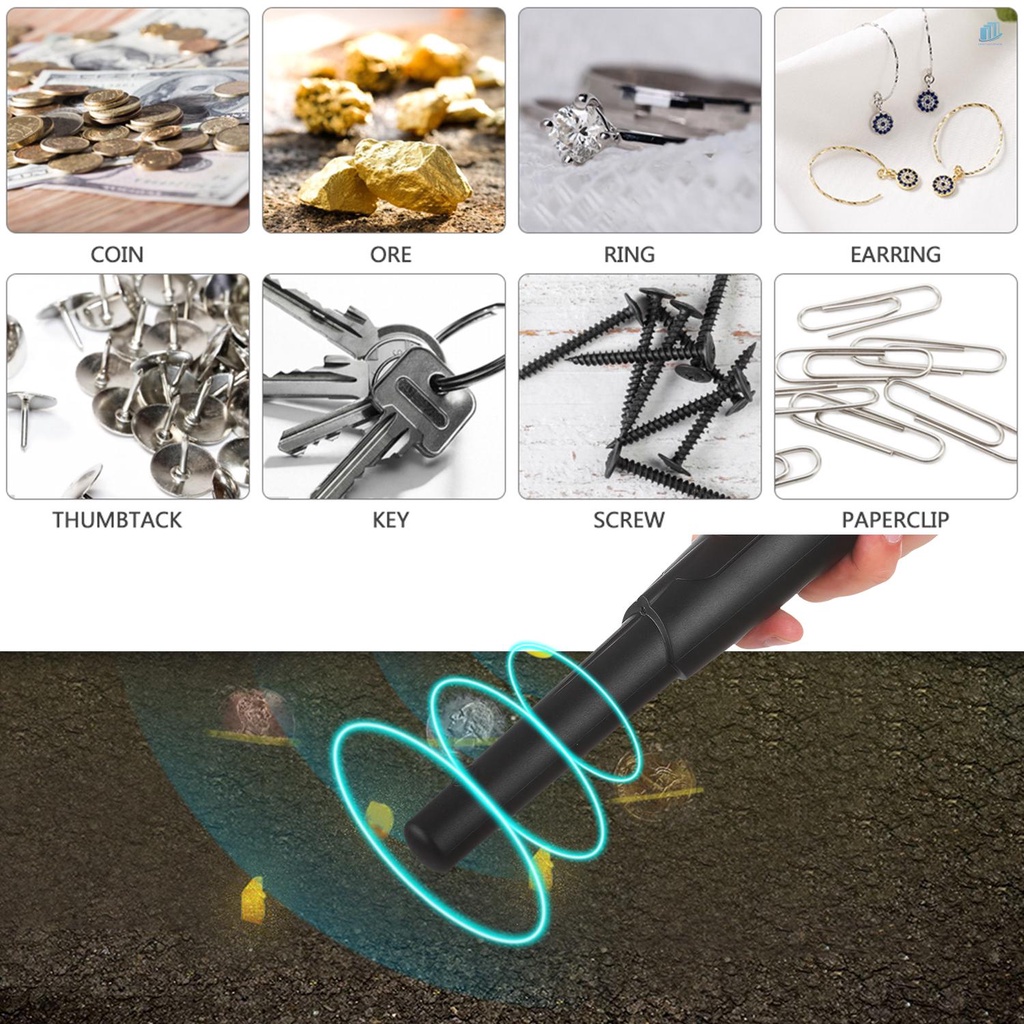 Máy Dò Kim Loại s2mwvn IP68 Chống Nước IP68 Có Thể Xoay 360 Độ Độ Nhạy Cao