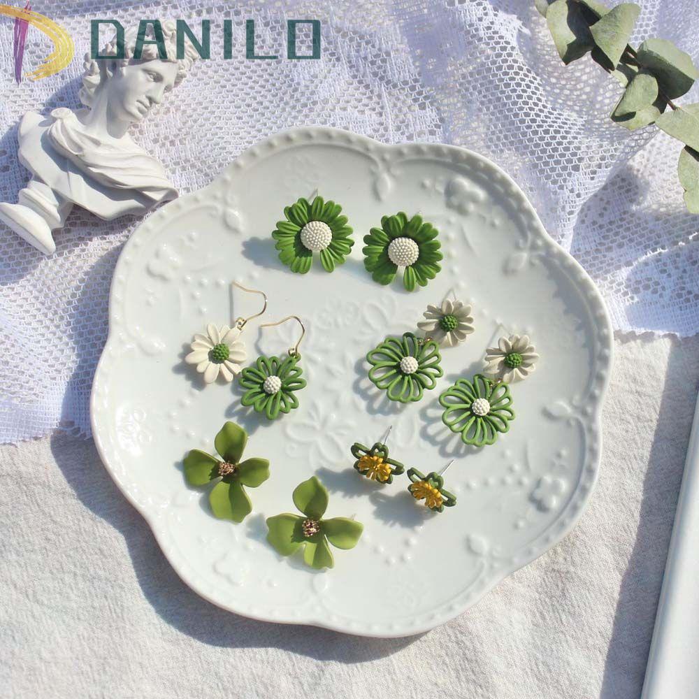 Đôi Bông Tai Hình Hoa Cúc Thời Trang Mùa Hè Hàn Quốc Dành Cho Nữ