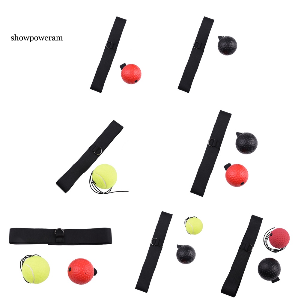 1 Set Băng Đô Và Bóng Da Giả Tập Boxing Chống Rò Rỉ