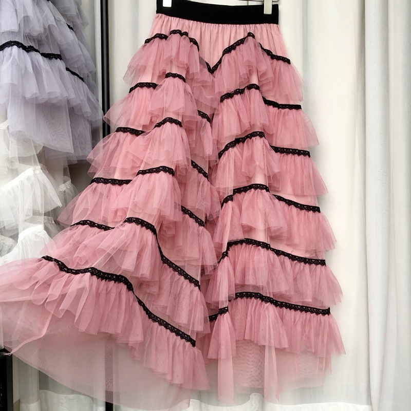 Chân Váy Ren Chữ a Dài 35 inch Thời Trang Cho Nữ