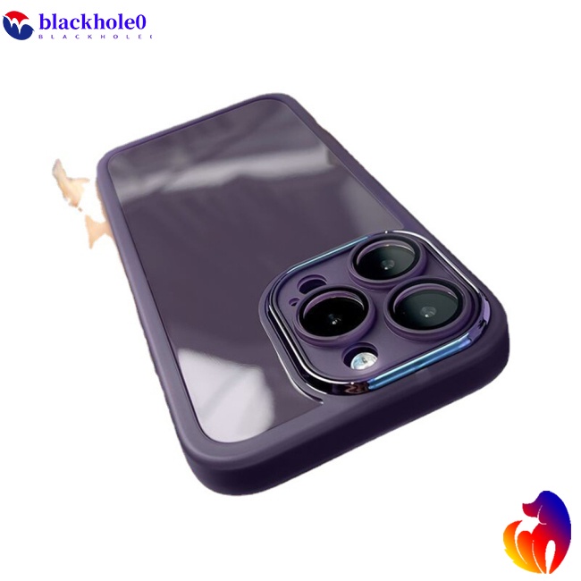 Ốp Điện Thoại Trong Suốt Chống Sốc Có Vòng Nhẫn Bảo Vệ Ống Kính Máy Ảnh Cho Iphone