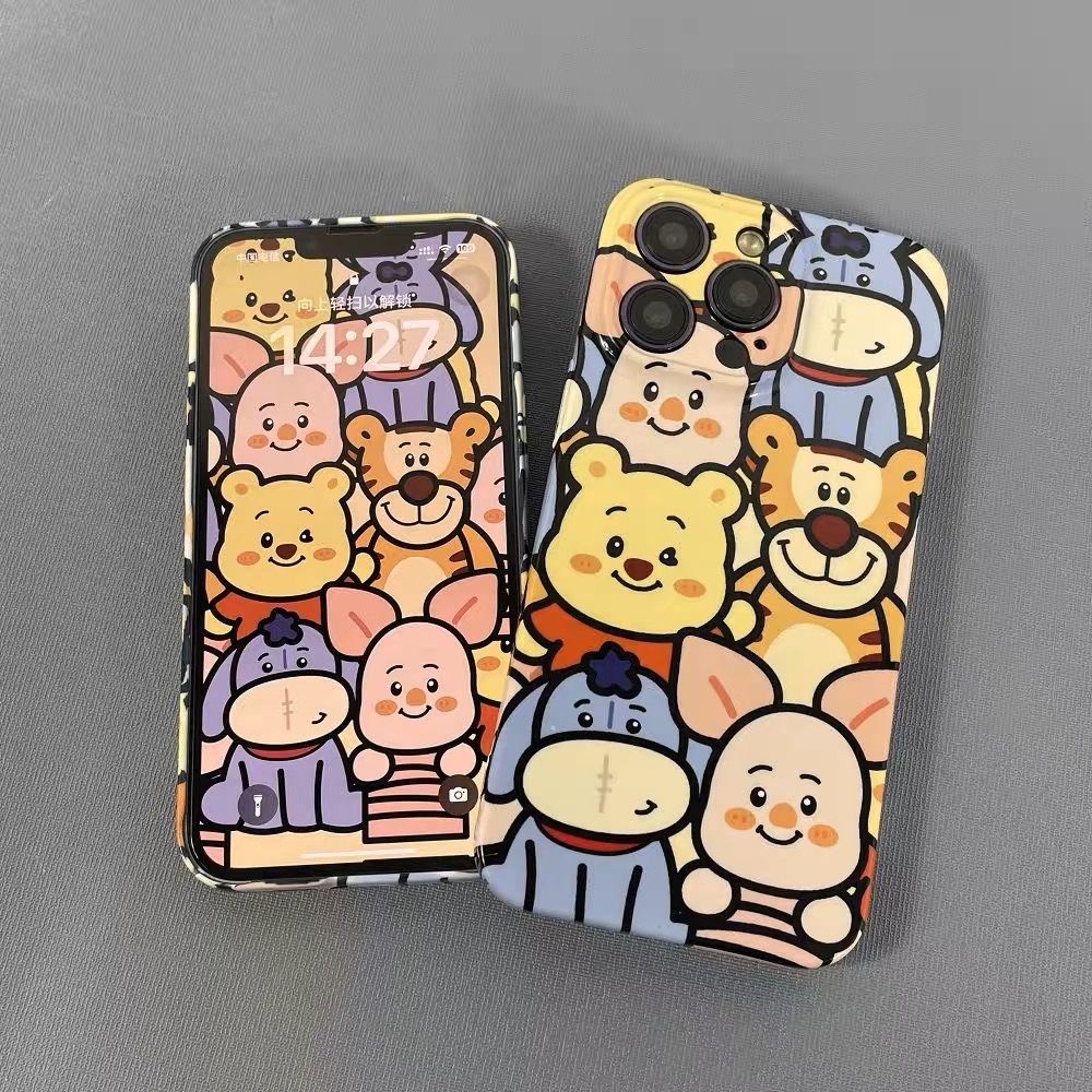 Ốp Điện Thoại Cứng Họa Tiết Winnie the Pooh 14 Cho Iphone 13 Pro Max XR Xs 12 11