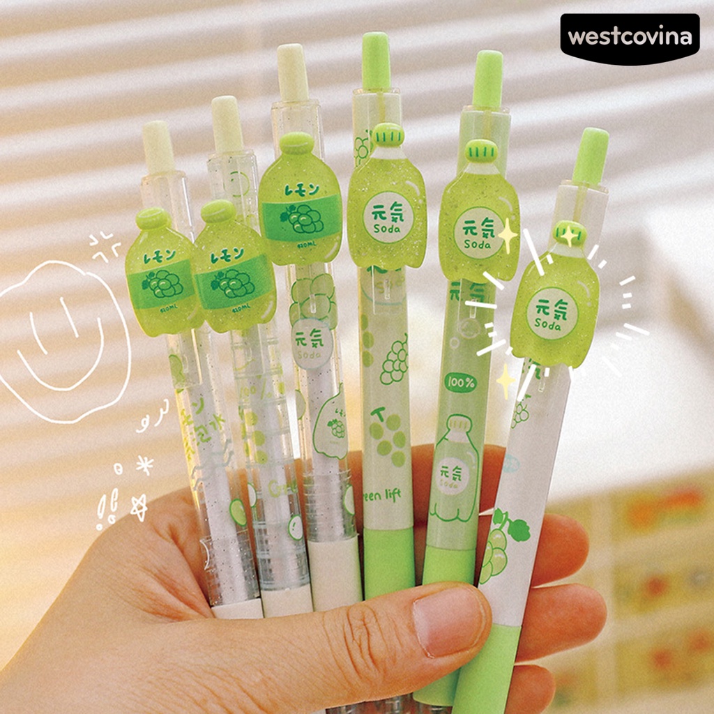 [COD]♪Bút Bi Mực Đen Ngòi 0.5mm Xinh Xắn