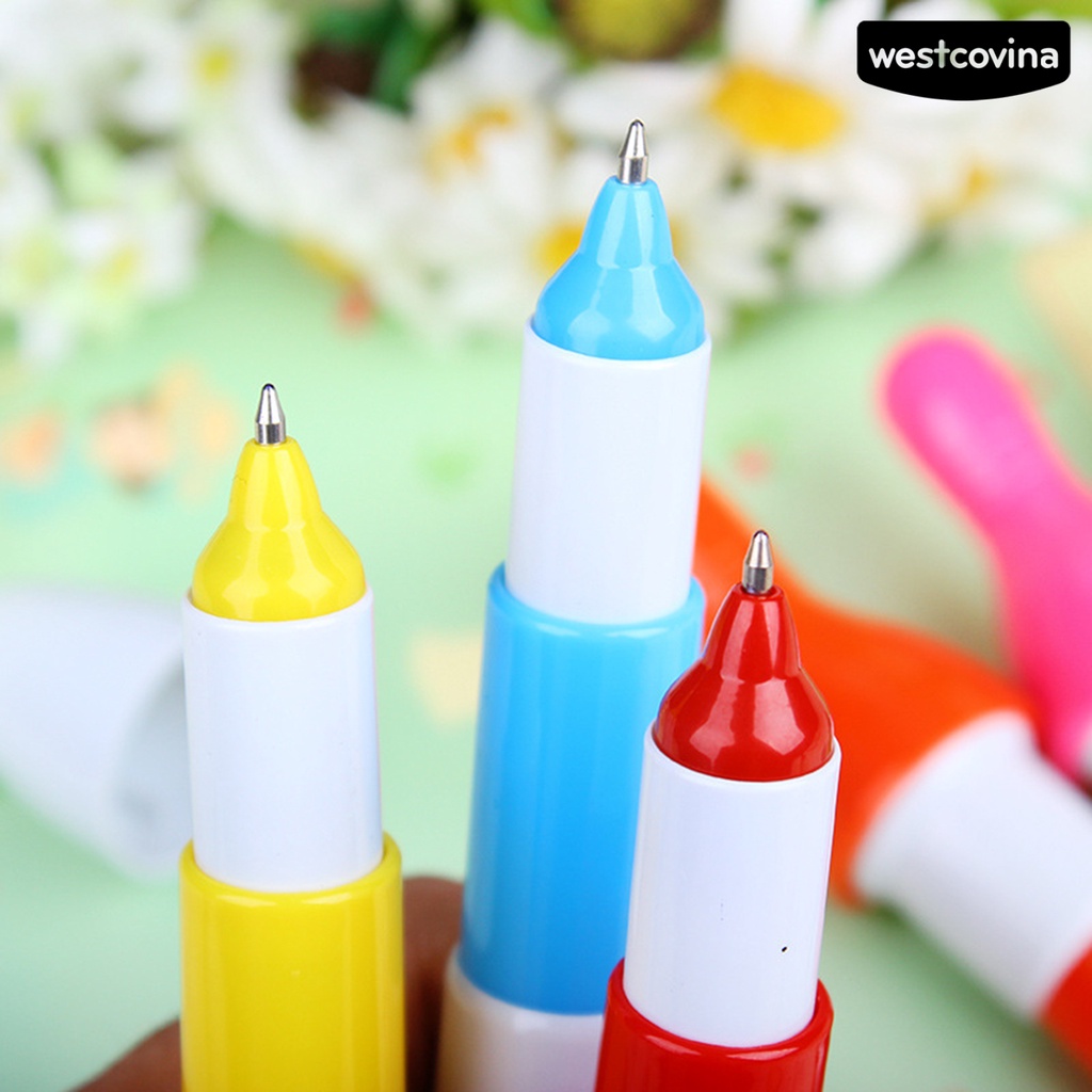 [COD]♪Set 10 Bút Bi Chống Nhòe Có Thể Kéo Dài Dễ Thương