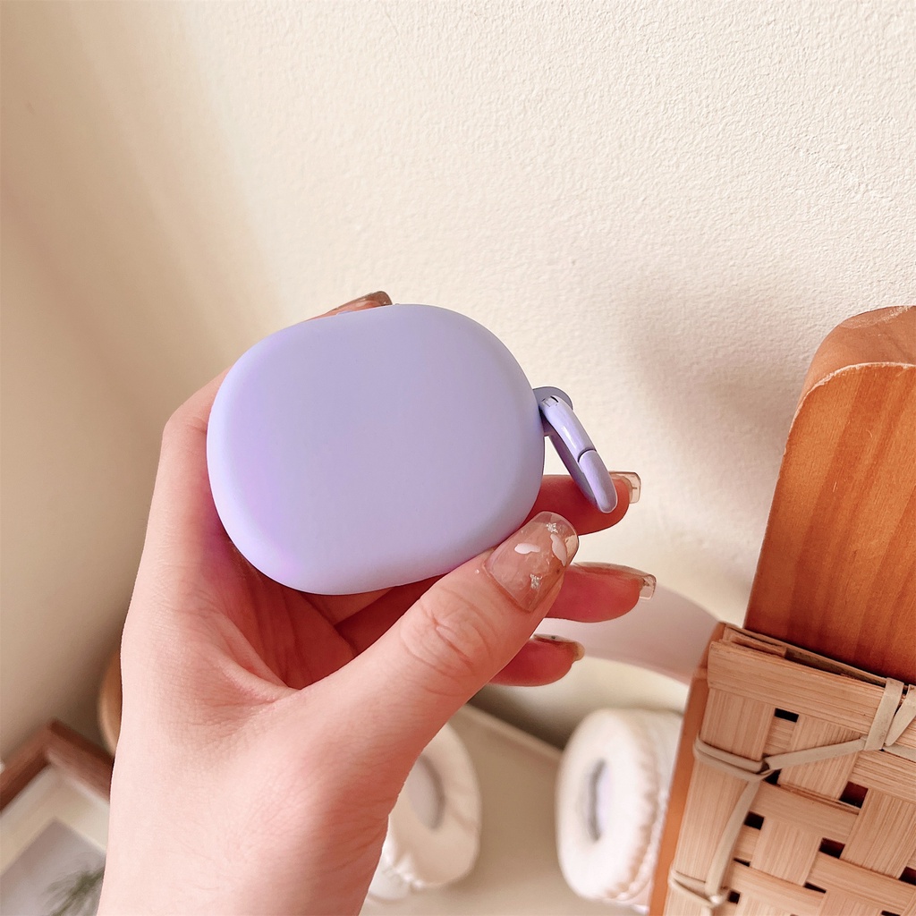 Vỏ Bảo Vệ Hộp Sạc Tai Nghe Bluetooth Không Dây Redmi buds4 lite TWS Bằng Silicon Mềm Màu Trơn