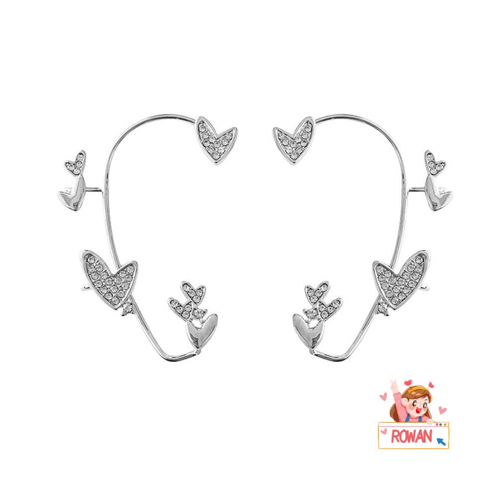 Bông Tai Không Xỏ Lỗ|Bông Tai Đính Đá Thiết Kế Độc Đáo Thời Trang