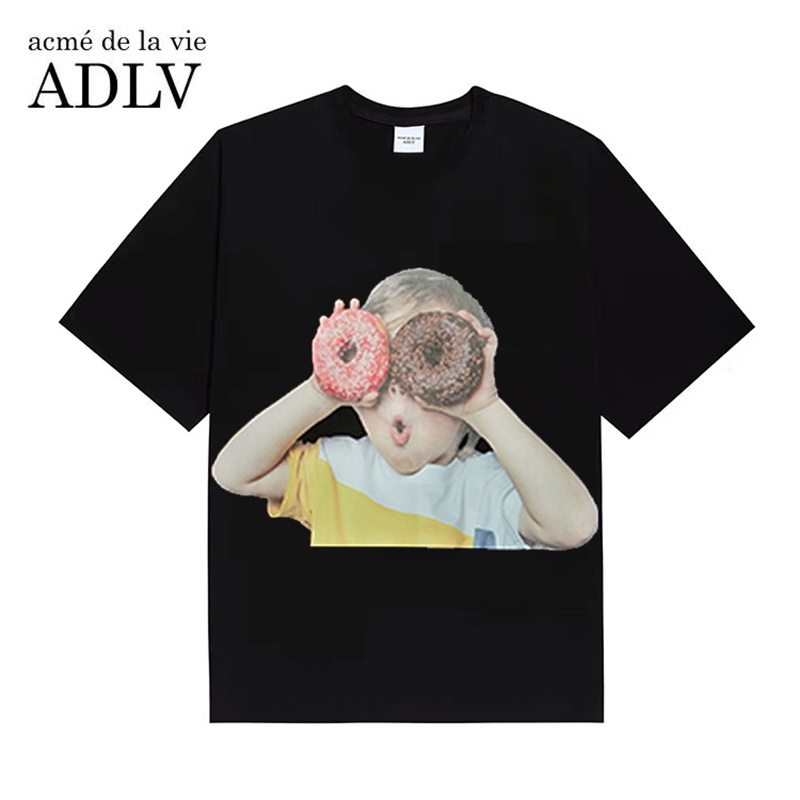 Áo Thun Tay Ngắn Cổ Tròn Thương Hiệu Trung Quốc Cổ Điển Thời Trang AD88LV-Dgwdfg Dành Cho Nam Và Nữ