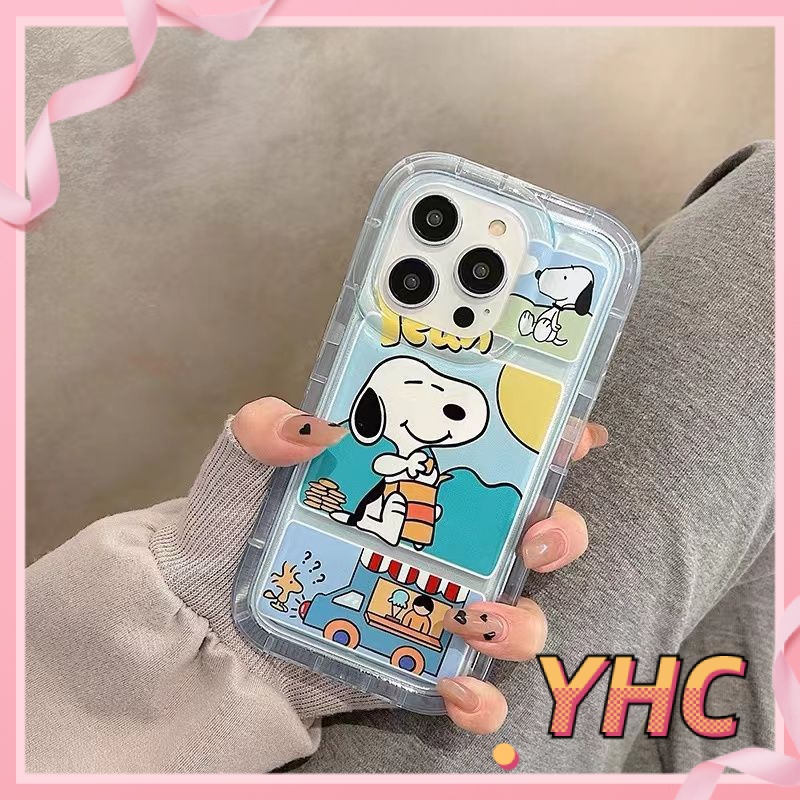 Ốp Lưng iPhone Snoopy minh họa túi khí, vỏ điện thoại, vỏ mềm chống chấn động Cho Iphone 6 / 6S / 6splus / se / 7 / 7plus / 8 / 8plus / X / xs / xsmax / 11 / 12 / 13 / 14 / Plus / pro / pro max-726