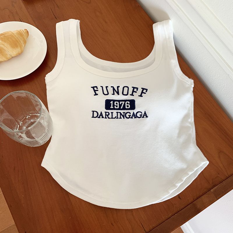 Áo Tank Top Hai Dây Hở Lưng Xinh Xắn Thời Trang Mùa Hè Cho Bạn Gái