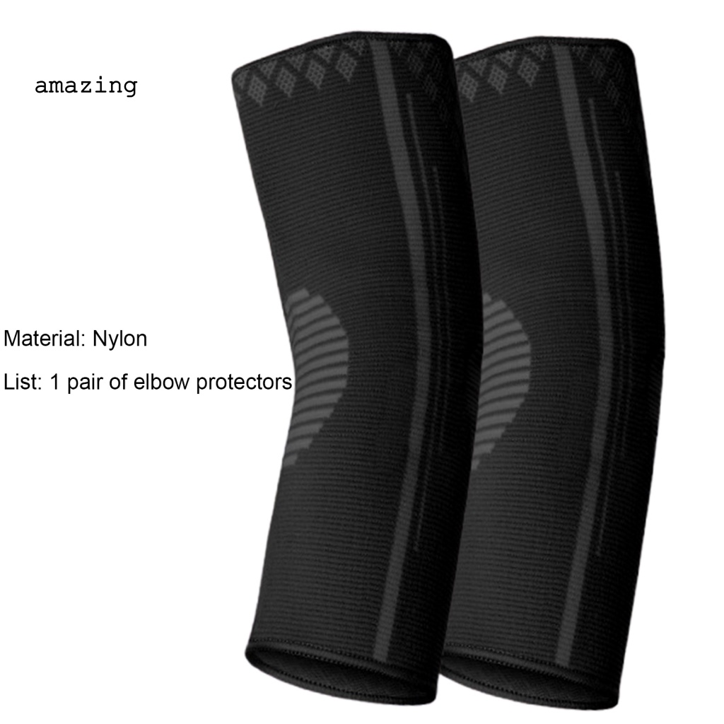 1 Cặp Băng Quấn Khuỷu Tay Co Giãn Chống Trượt Thoáng Khí Hỗ Trợ Luyện Tập Thể Thao