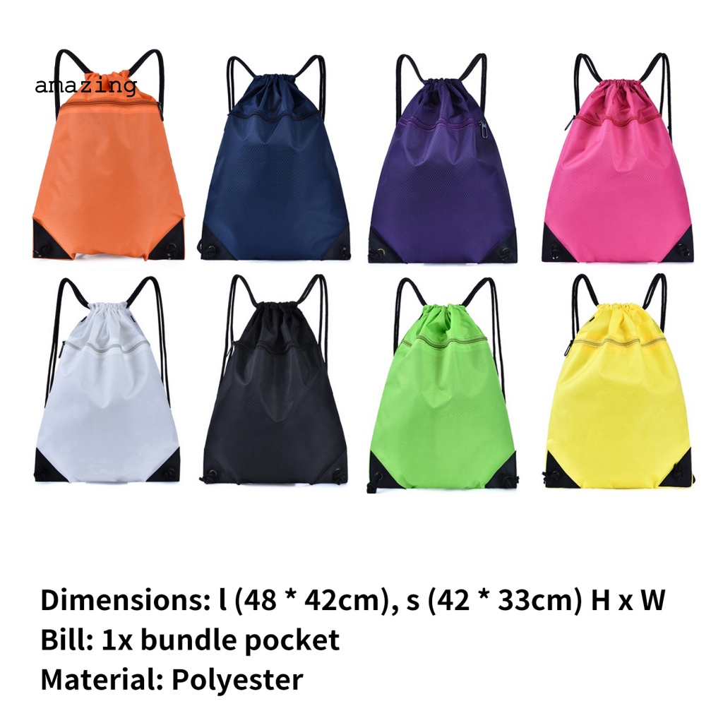 Túi Dây Rút Unisex Dung Tích Lớn Có Thể Điều Chỉnh Dùng Để Tập Thể Dục