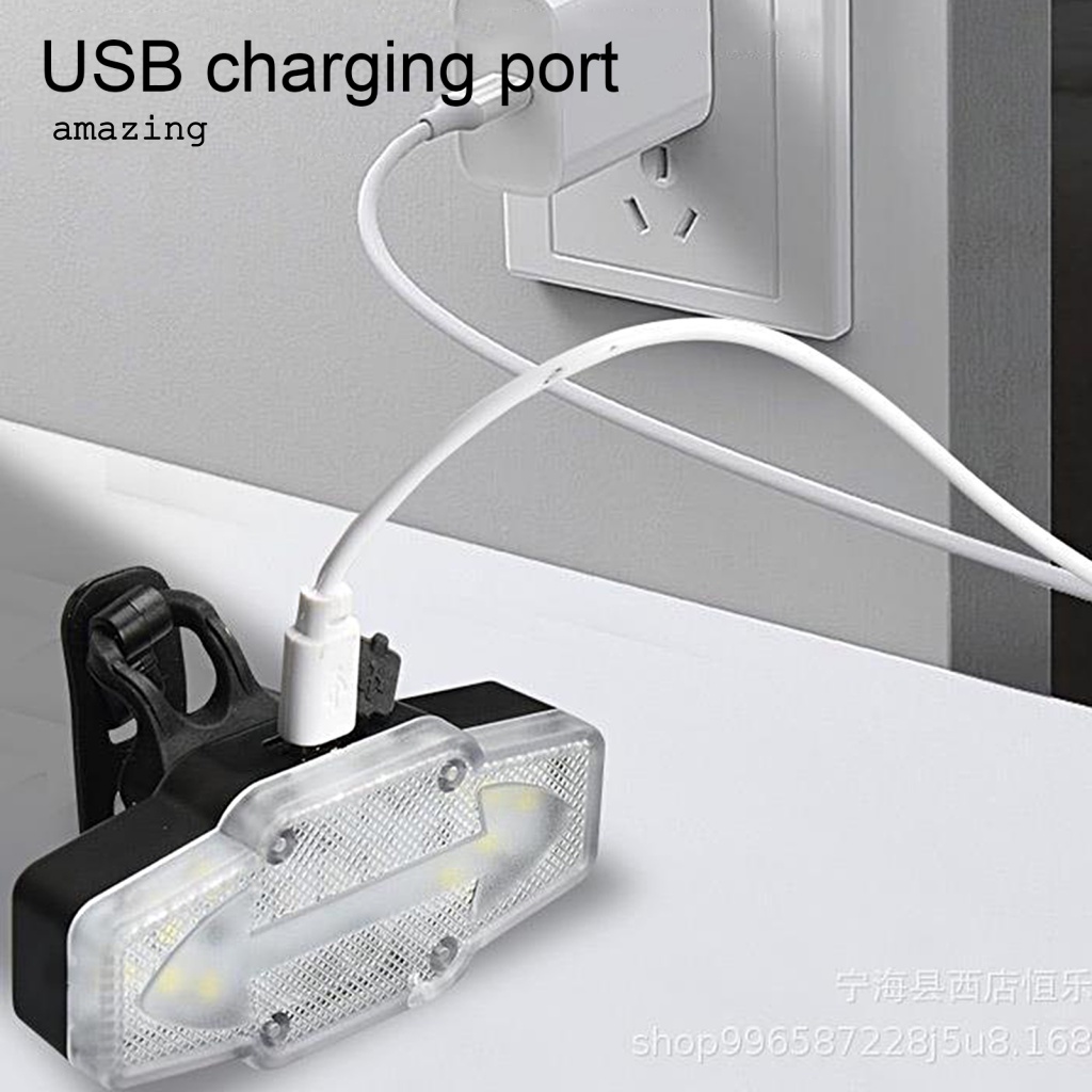 1 Bộ Đèn Cảnh Báo Có Thể Tháo Rời Gắn Đuôi Xe Đạp