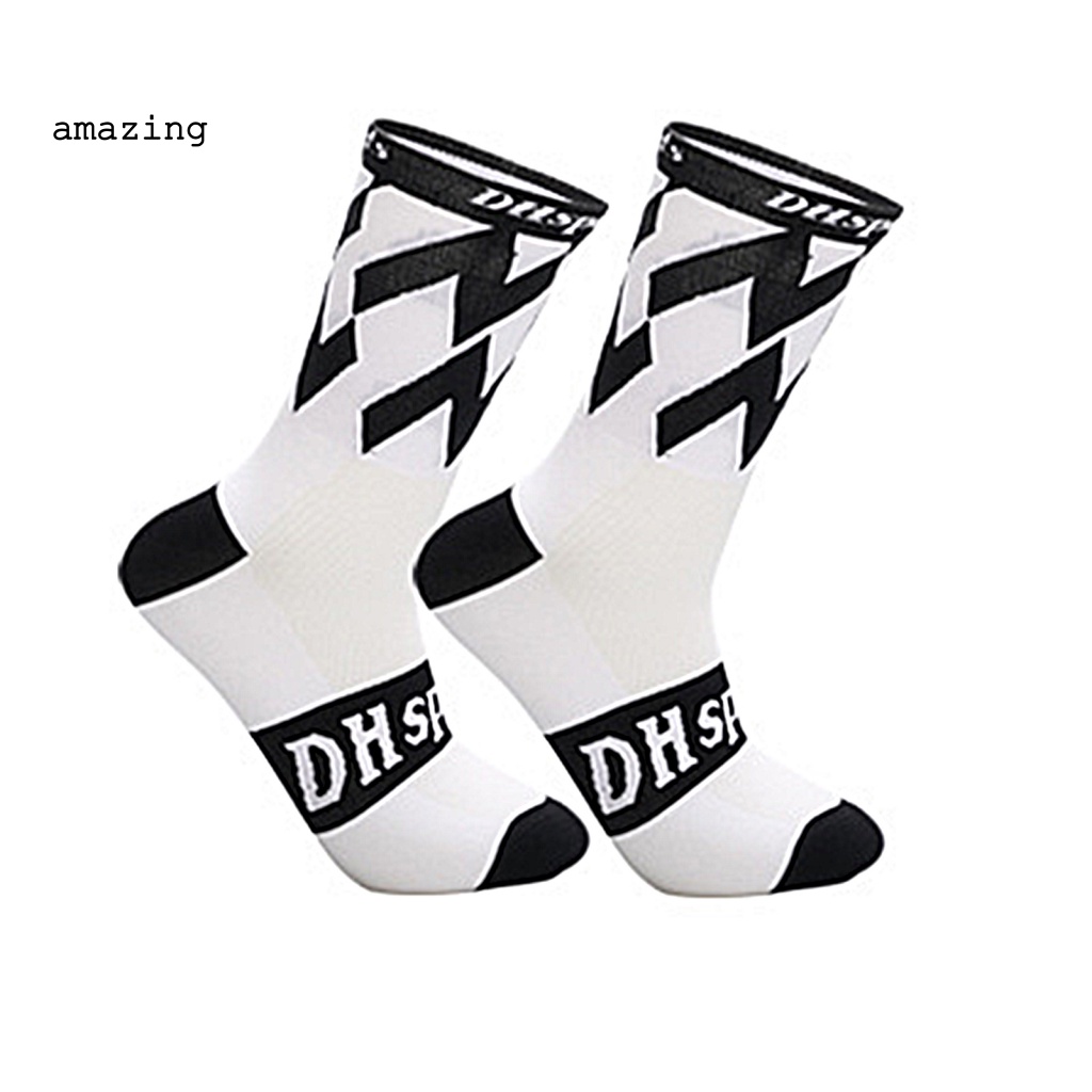 1 Đôi Tất Dệt Kim Màu Sắc Tươi Sáng Chống Trượt Chân Tiện Dụng Thời Trang Unisex