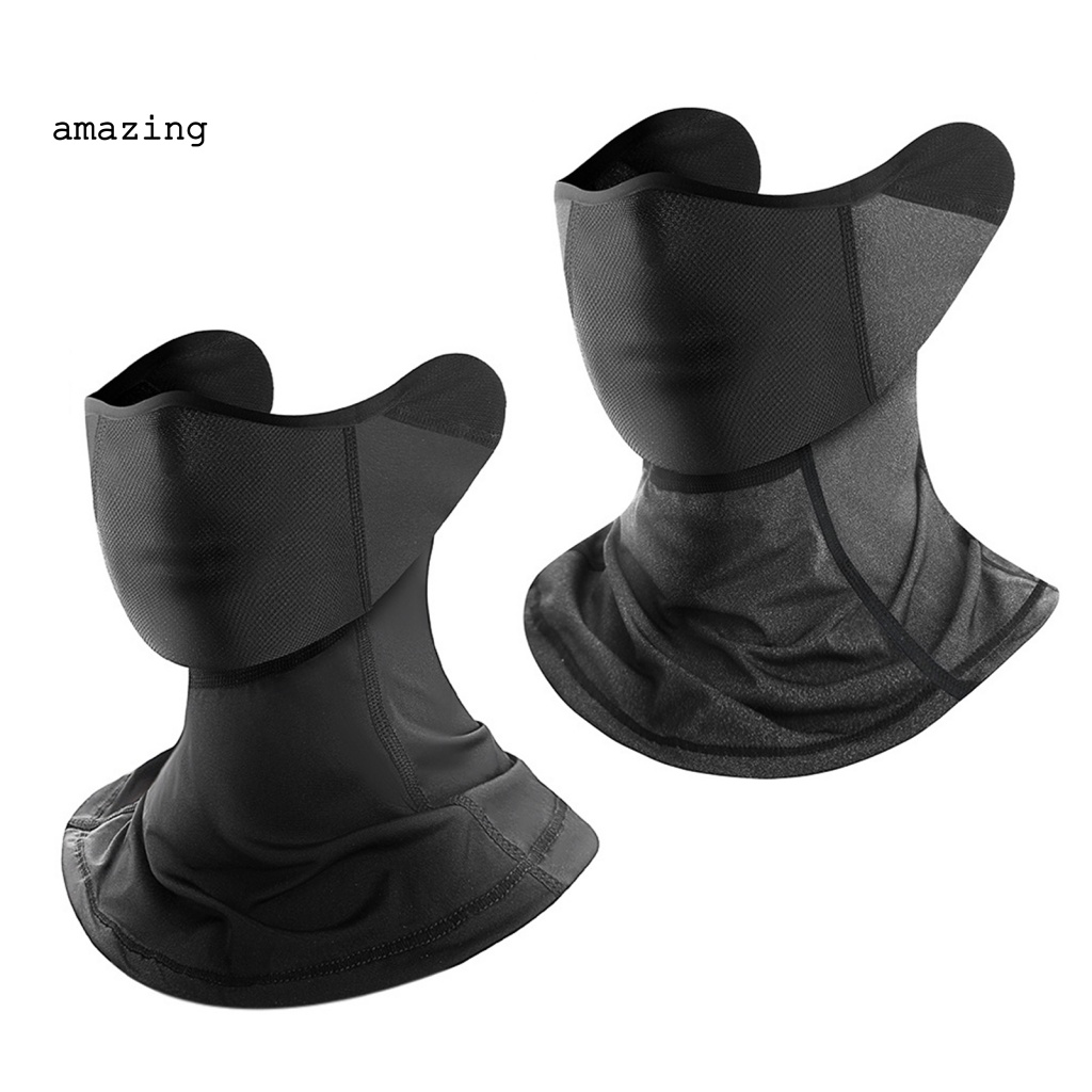 Tấm Che Mặt Bằng Lụa Lạnh Mềm Chống Bụi Dùng Đạp Xe