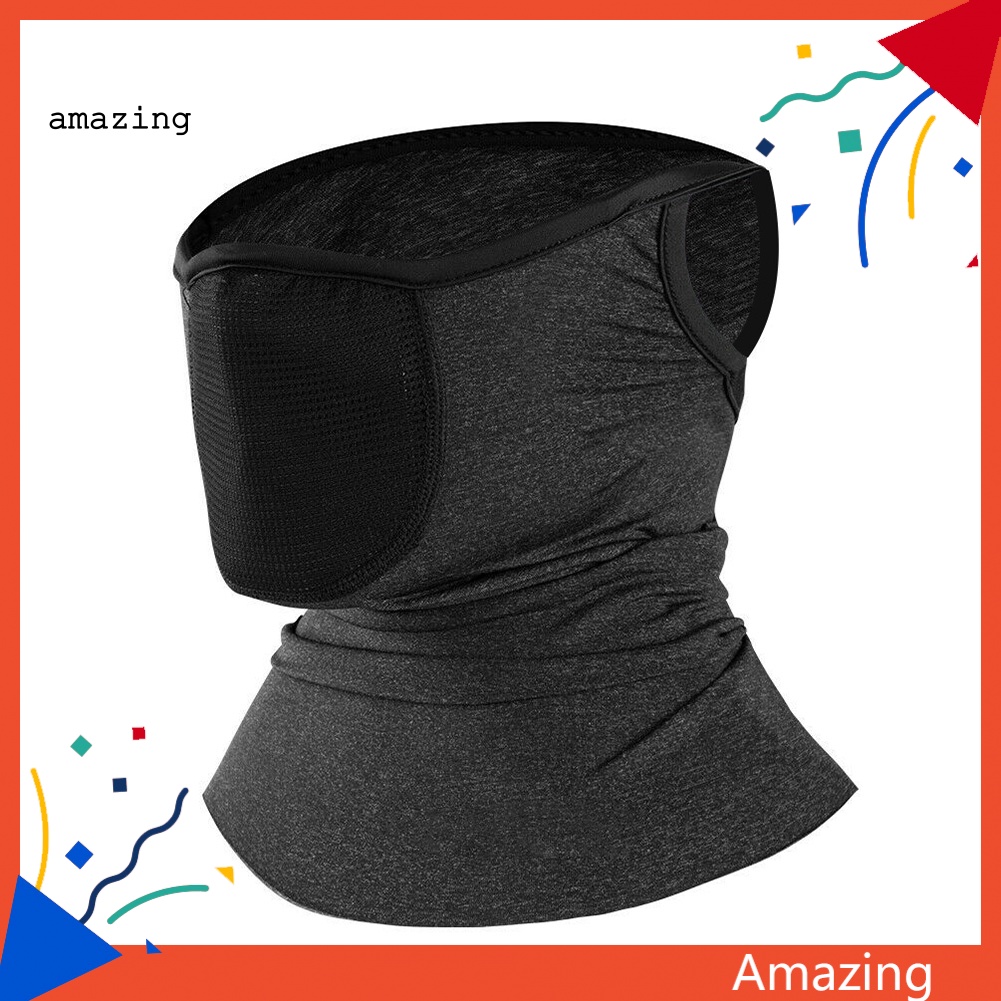 Khăn Choàng Cổ Kiêm Khẩu Trang Mềm Mại Thoáng Khí Kèm Đồ Lọc Tiện Dụng Khi Chơi Thể Thao