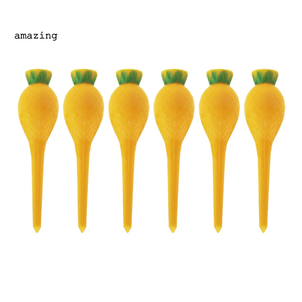 Set 6 Tee Golf Dạng Xoay Trọng Lượng Nhẹ Họa Tiết Hoạt Hình Luyện Tập Thiết Kế Tiện Lợi