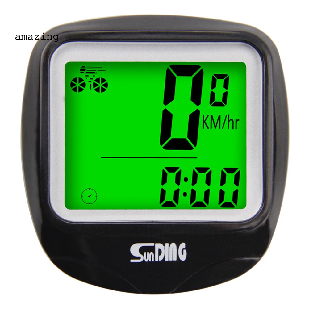 Đồng Hồ Đo Tốc Độ Xe Đạp Có Dây Sunding SD-568AE
