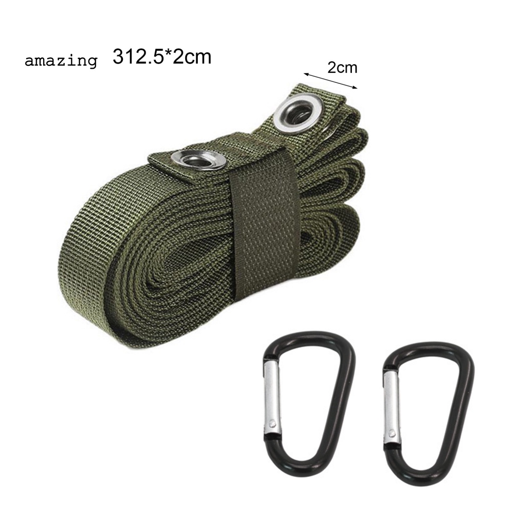 1 Bộ Dây Nylon Kéo Dài Mái Hiên Với Nhiều Vòng Kim Loại Chống Rách