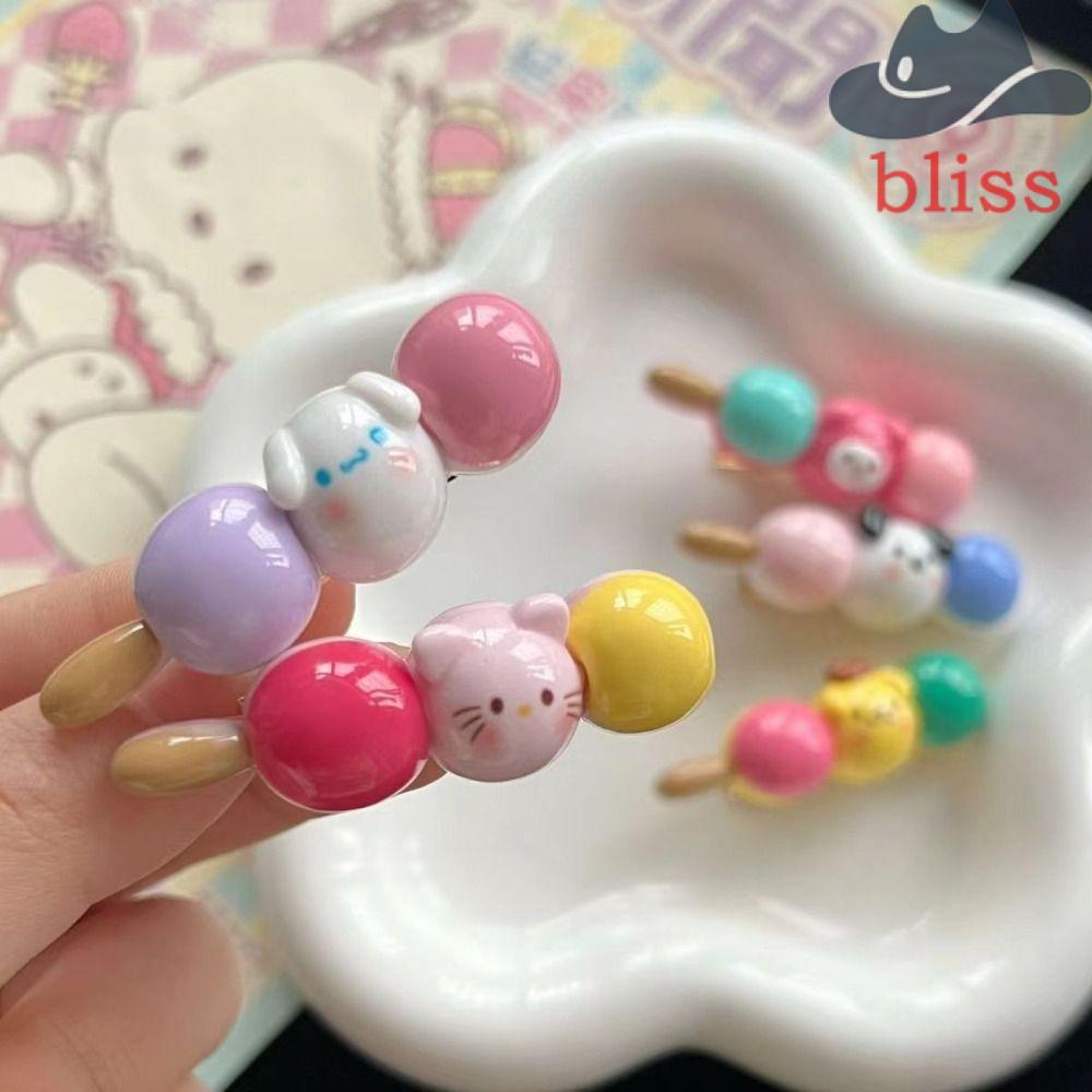 Kẹp Tóc Hình Hoạt Hình Kuromi My Melody Cinnamoroll Dễ Thương Cho Nữ