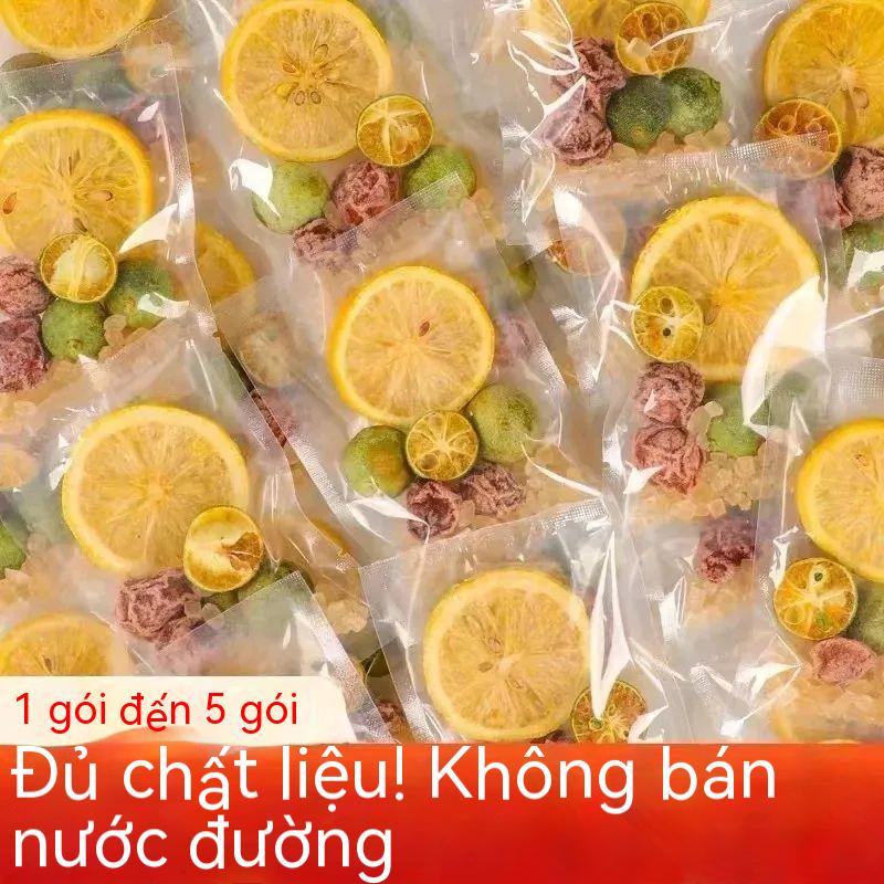 Trà chanh mận trà mận pha mận trà hoa quả quất trà chanh chanh muối gói nhỏ độc lập
