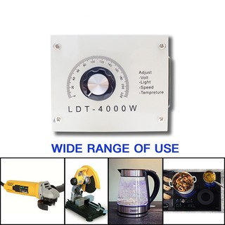 Bộ điều chỉnh điện áp ac 220v 4000w nhỏ gọn điều chỉnh được