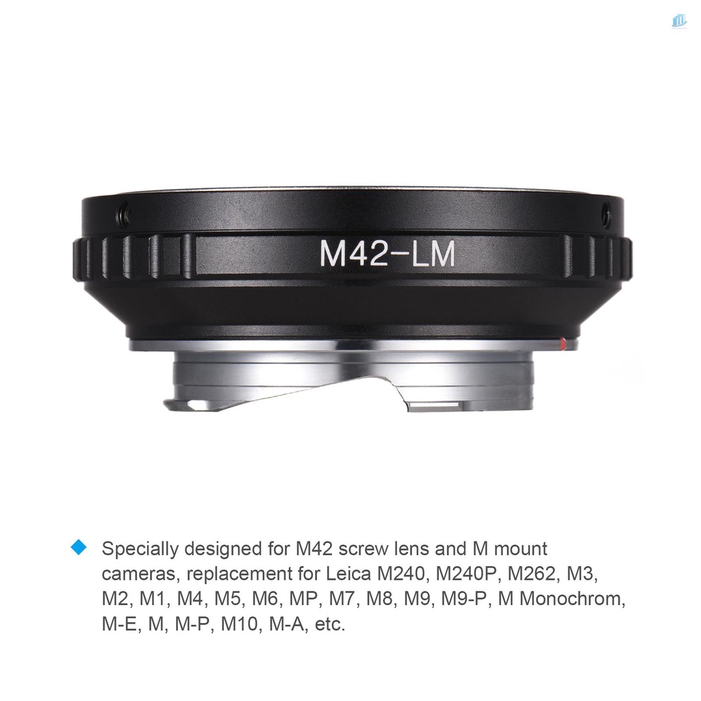 Vòng Nối Ống Kính Máy Ảnh M42 - LM M42 Cho Leica Camera M240 M240P M262 M3 M2 M1 M4 M5 M6 Mp7 M8 M9 M9-P M Monochrom M-E M M-P M10 M