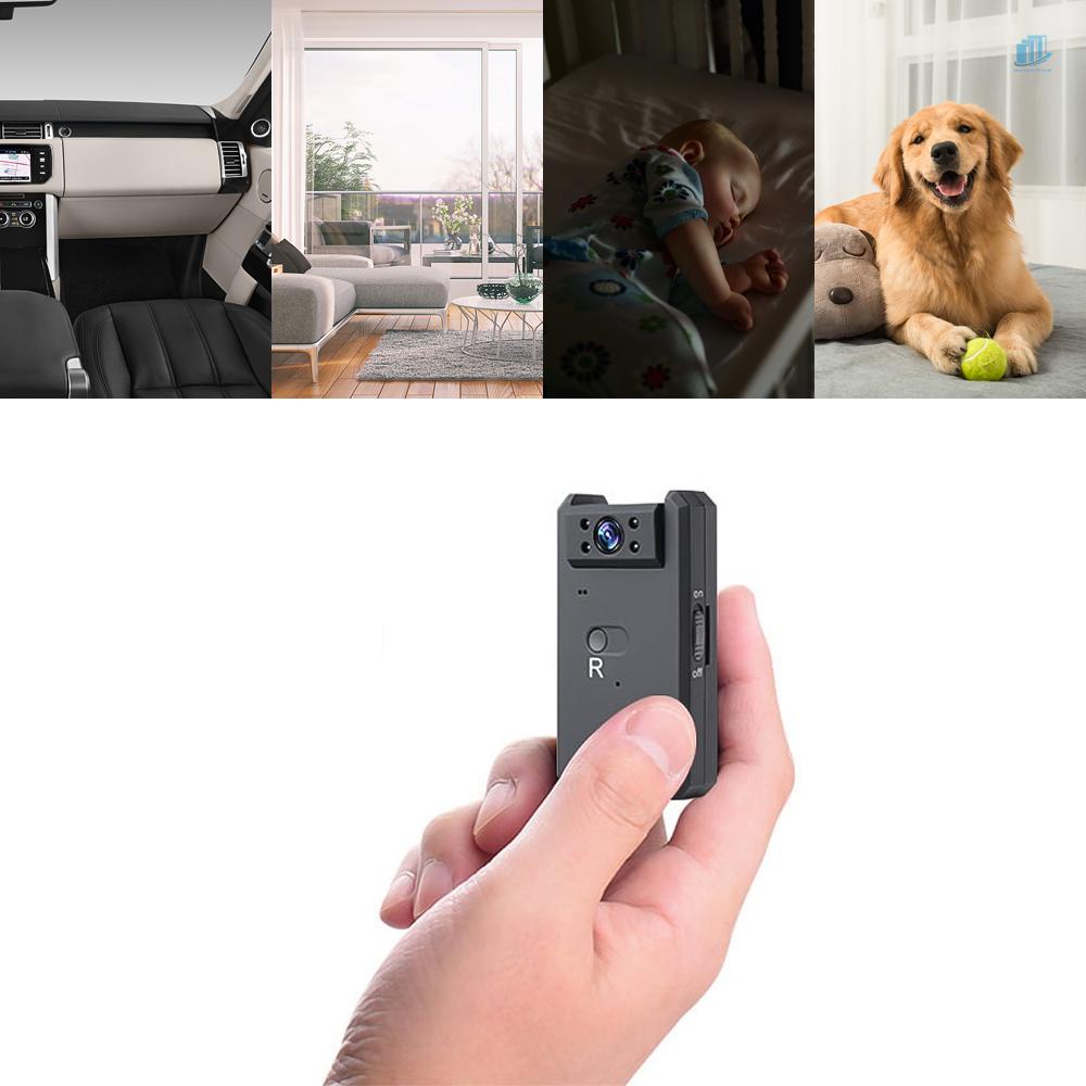 Máy Quay Phim Không Dây 1920 * 1080p HD Cảm Biến Chuyển Động Ban Đêm Góc Rộng Có Ngăn Đựng Thẻ TF Cho Thú Cưng