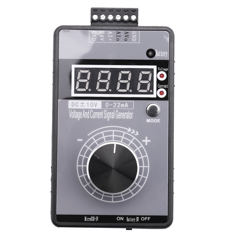 Bộ tạo tín hiệu điện áp dòng điện DC 0-10V 0 '4-20MA , Bộ mô phỏng tương tự cho PLC và gỡ lỗi bảng điều khiển, Bộ chuyển đổi tần số