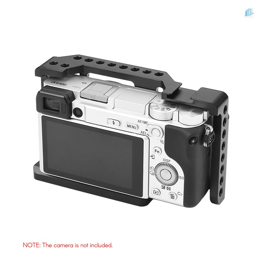 Bộ Khung Ổn Định Máy Ảnh Andoer Bằng Hợp Kim Nhôm 1 / 4 Inch Kèm Ốc Vít Cho Máy Ảnh A6500 / A6400 / A6300 / A6000 / A6000