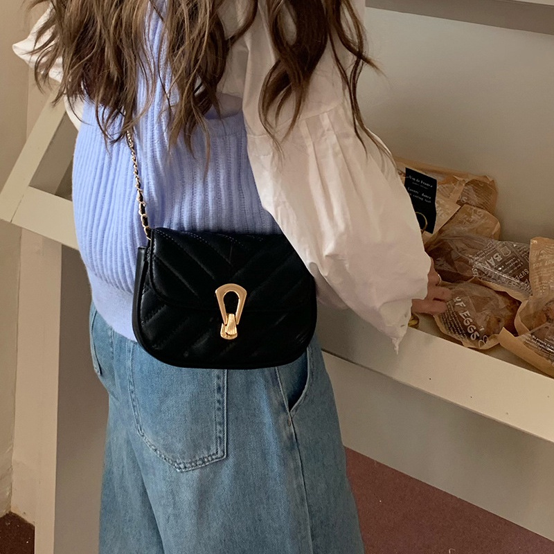 Ielgy Túi Xách Đeo Vai Phối Dây Xích Hình Thoi Nhỏ Phong Cách niche Chất Lượng Cao Cho Nữ