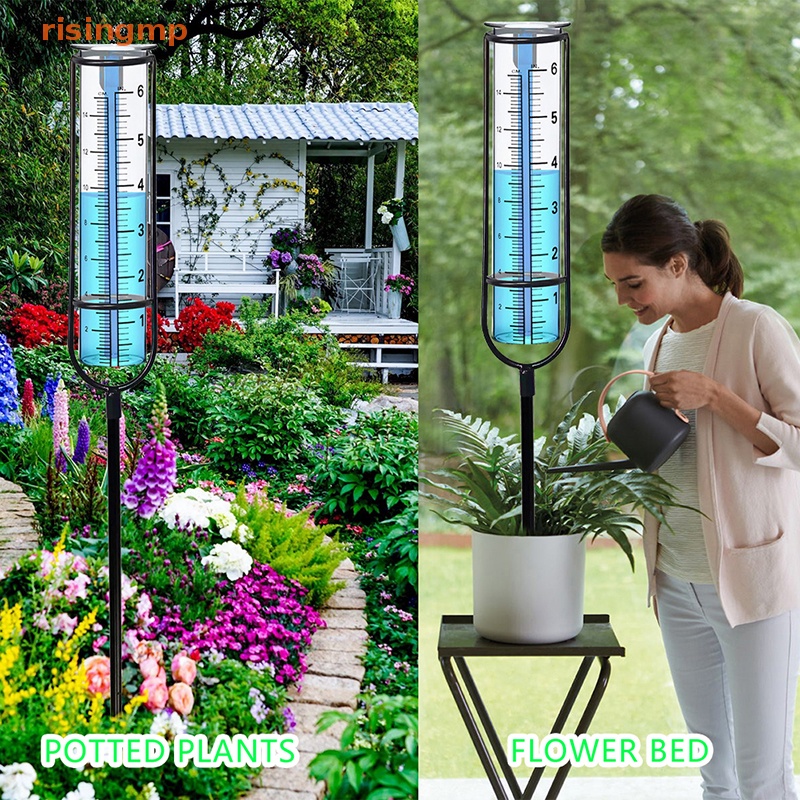 [risingmp] Đồng Hồ Đo Lượng Mưa Đóng Băng Chống Mưa Ngoài Trời Đo Lượng Tốt Nhất