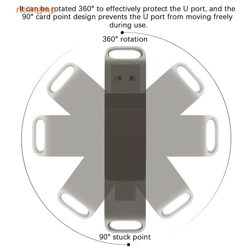 Ổ Đĩa Flash USB Type c USB2.0 Hai Công Dụng Chất Lượng Cao Cho Điện Thoại Di Động / Máy Tính