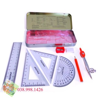 Bộ dụng cụ học tập 8 món stacom/ms102m _dcg