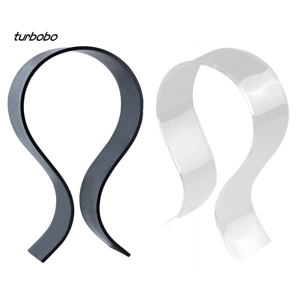 Giá Đỡ Tai Nghe Đứng Bằng Acrylic Hình Cong Thông Dụng