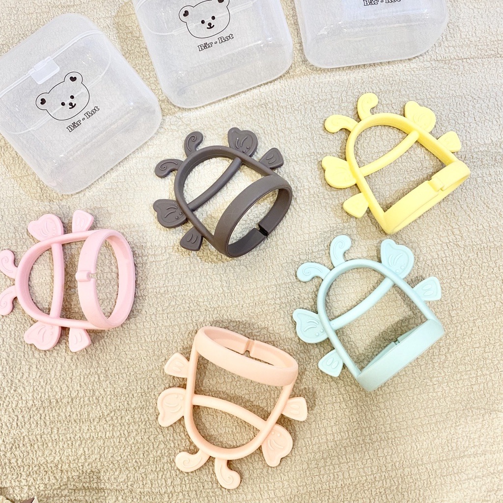 Gặm nướu cầm tay Bar Rot cho bé, tặng kèm hộp đựng | Hàng cao cấp chính hãng Bar Rot