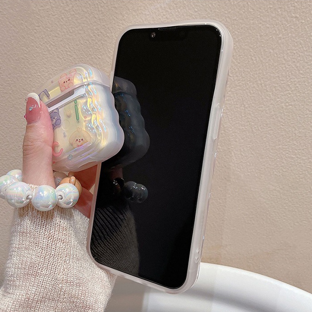 Ốp Điện Thoại TPU Mềm Blu-ray In Hình Thú Hoạt Hình Chống Rơi Cho IPhone 14 13 12 11 Pro Max 1 / 2 / 3 / Pro2