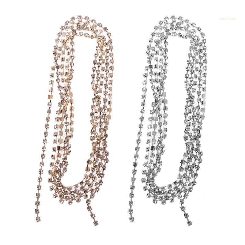 Vòng cổ Dáng Dài Xếp Chồng Lê Thời Trang Dự Tiệc