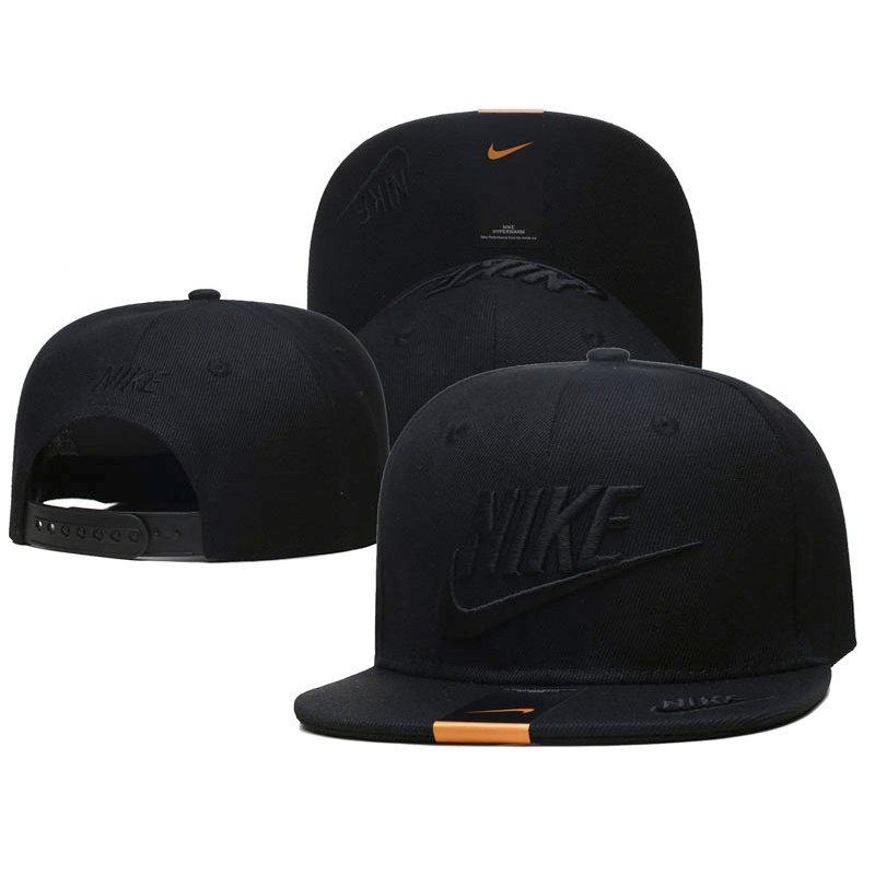 Nón Lưỡi Trai Nike Thời Trang Hip Hop Đường Phố Cá Tính Cho Nam Nữ Màu Đen