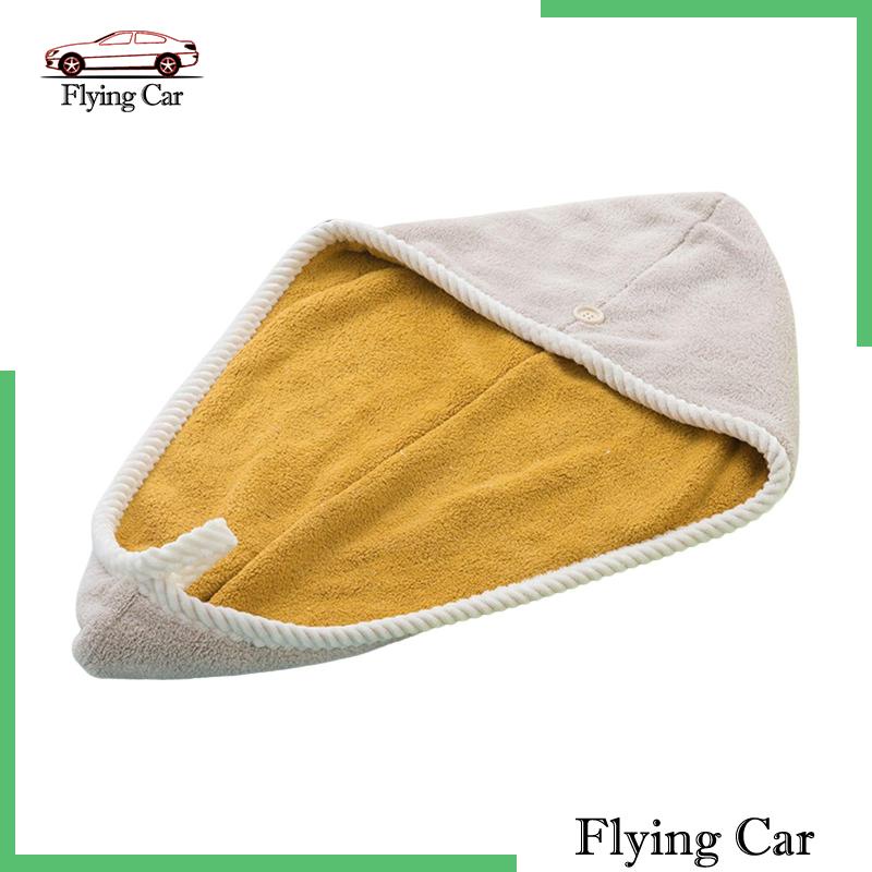 Khăn Quấn Tóc Bằng Sợi Micro Có Nút Cài Dành Cho Nữ [Lzdjfmy2]